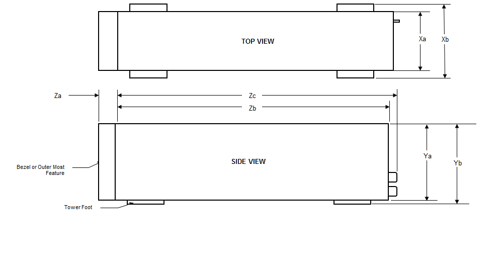 This image shows the chassis dimension.