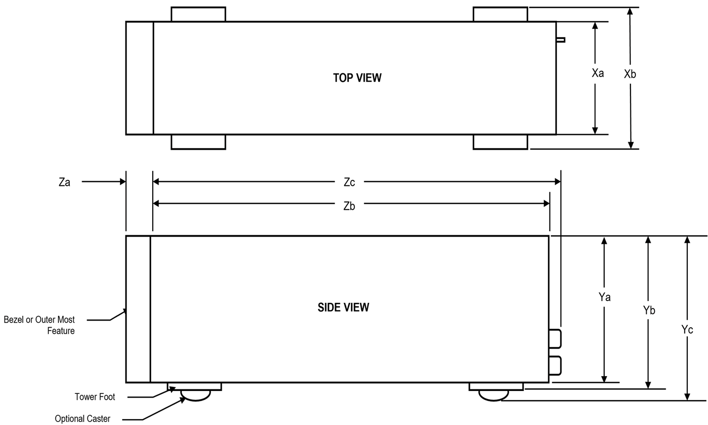 This image shows the chassis dimensions.