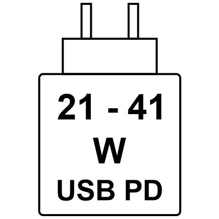 Pictogram for 55h battery