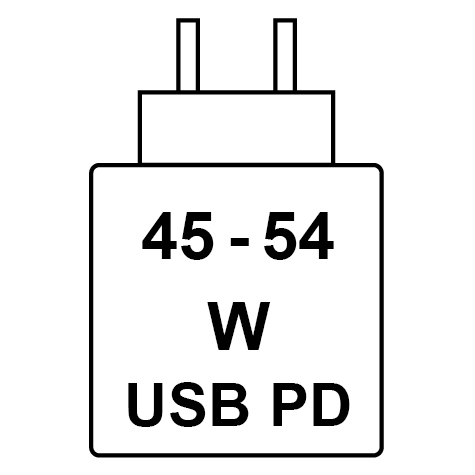 Pictogram for power charging requirements