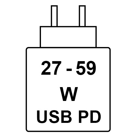Pictogram for power charging requirements