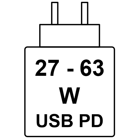 Pictogram for power charging requirements