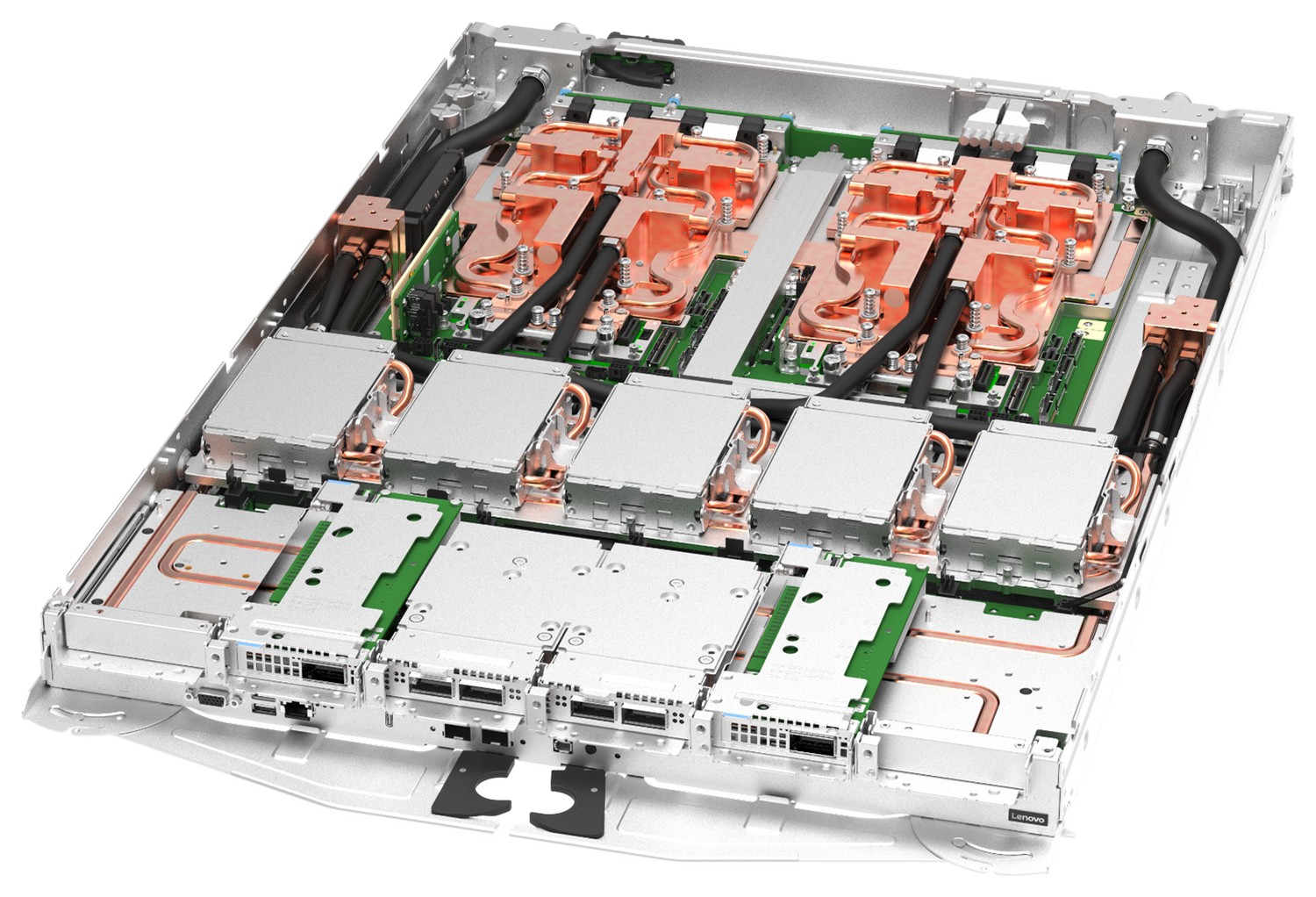 The Lenovo ThinkSystem SC777 V4 server tray