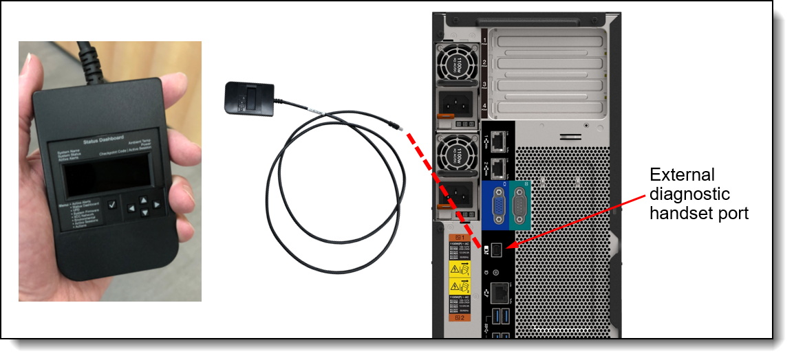 ST650 V3 External Diagnostics Handset