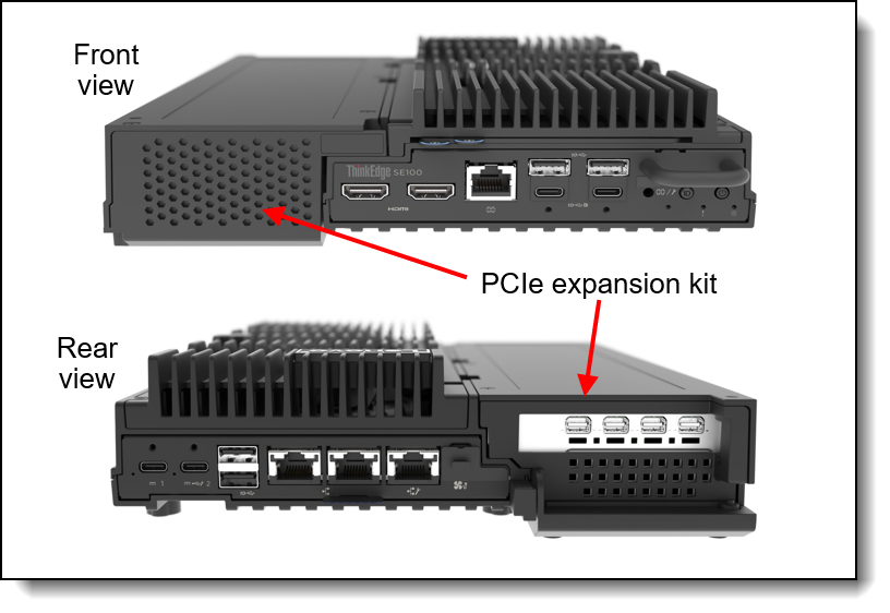 SE100 with PCIe expansion kit