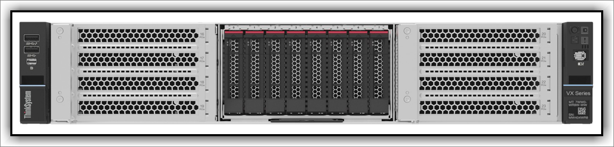 Lenovo ThinkAgile VX with 2.5-inch drive bays