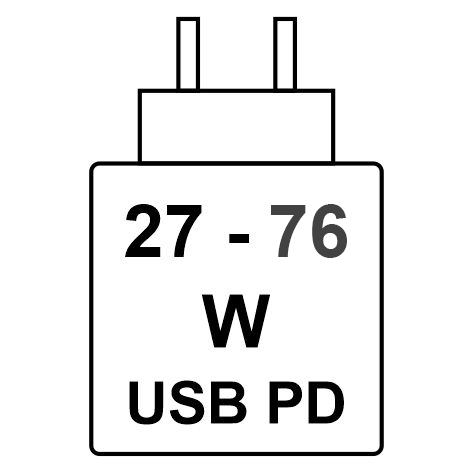 Pictogram for power charging requirements