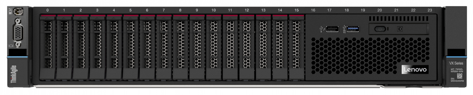 Lenovo ThinkAgile VX with 2.5-inch drive bays