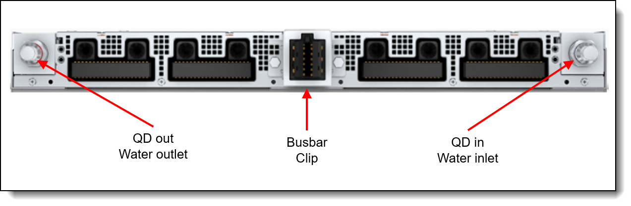 Rear view of the Compute Tray