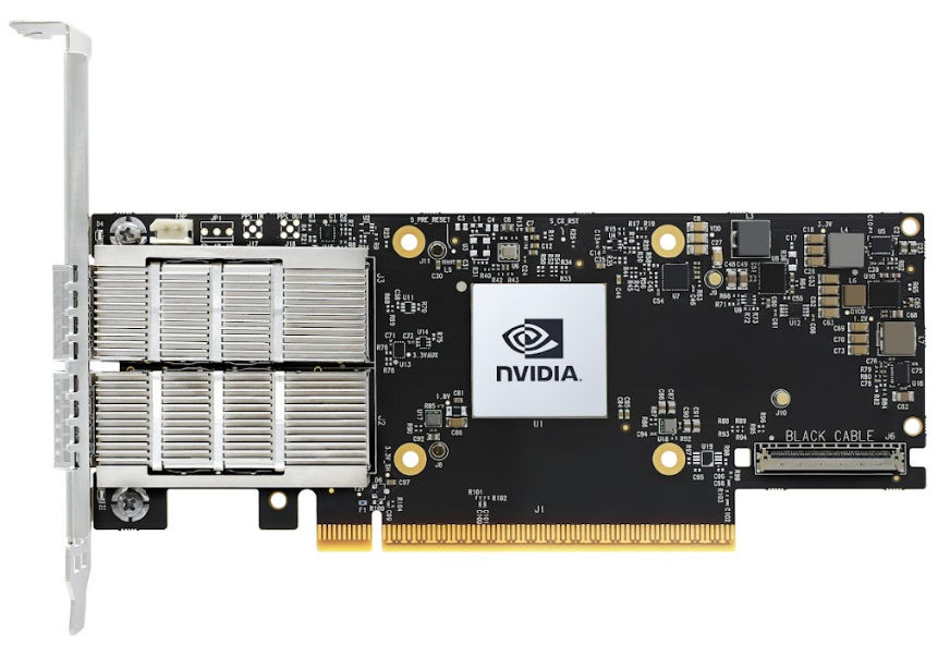 ThinkSystem NVIDIA ConnectX-7 NDR200/200GbE QSFP112 2-port PCIe Gen5 x16 InfiniBand Adapter