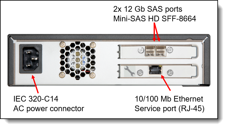 Rear view of the TS2290