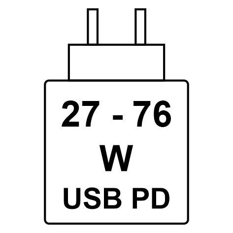 Pictogram for power charging requirements
