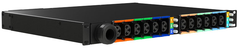 Lenovo 1U Switched & Monitored 3-Phase PDU - 12-receptacle model