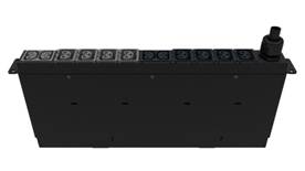 A black rectangular object with many outlets
AI-generated content may be incorrect.