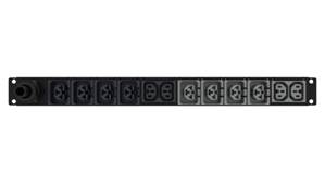 A black and grey power strip
AI-generated content may be incorrect.