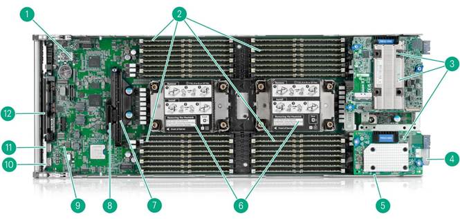A close-up of a computer circuit board