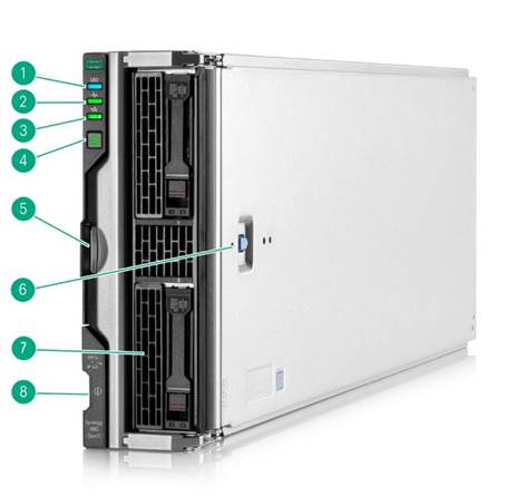 A close-up of a server