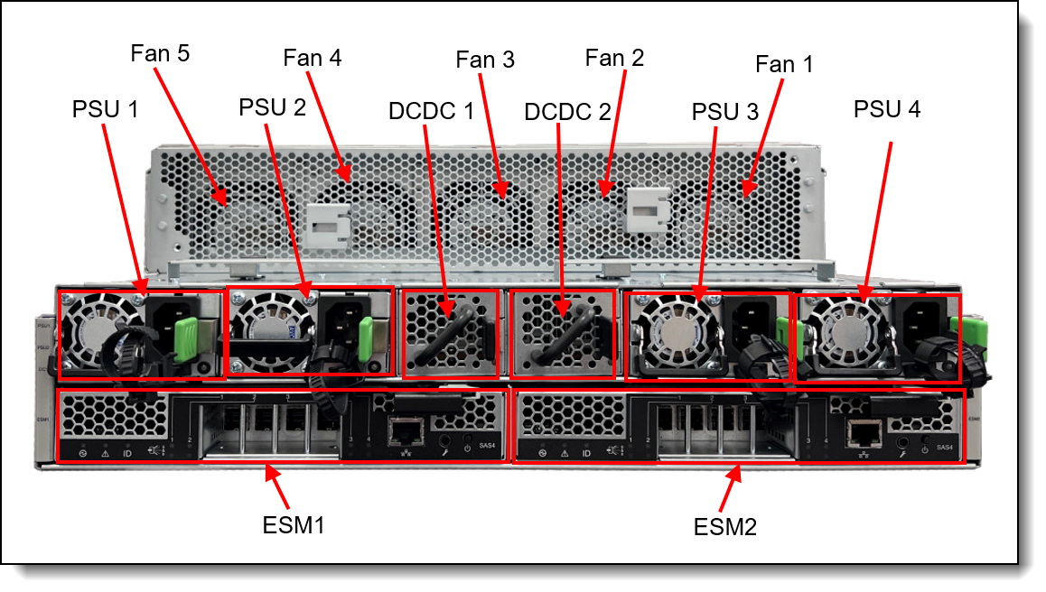 Rear view of the D4390