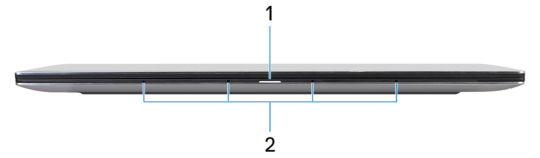 Image: Front view of the XPS 13 9370