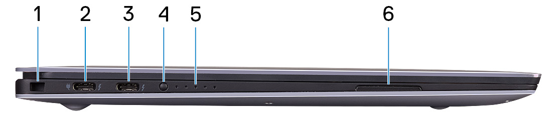 Image: Left view of the XPS 13 9370