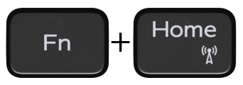Image: Fn + Home key
