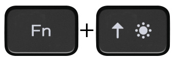 Image: Fn + up key
