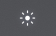 Increase display brightness symbol