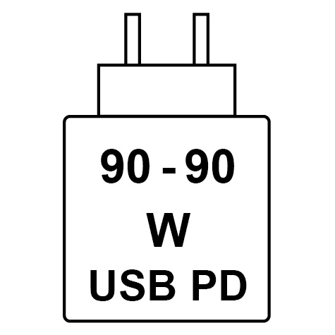 Pictogram for power charging requirements