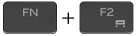 Image: fn + F2
