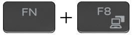 Image: fn + F8