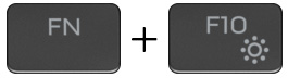 Image: fn + F10