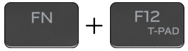 Image: fn + F12