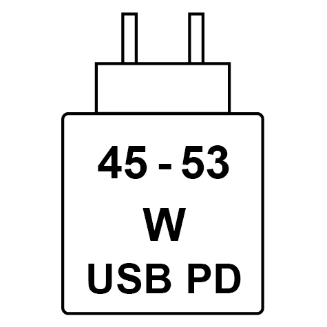 Pictogram for power charging requirements