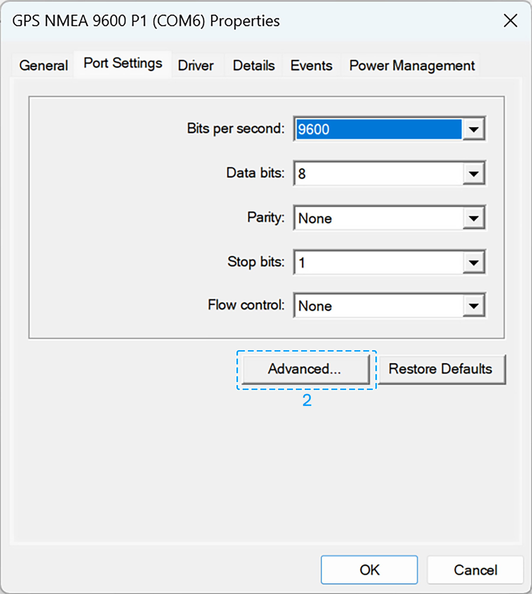 Device manager - Advanced