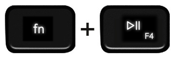 Function and F4 keys