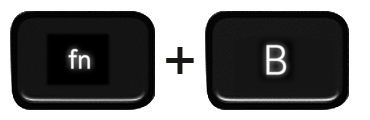 Function and B keys