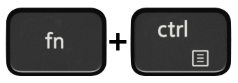 Function and right control keys