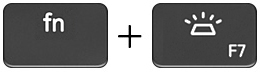 Image: fn + F7