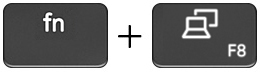 Image: fn + F8