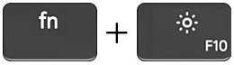 Image: fn + F10