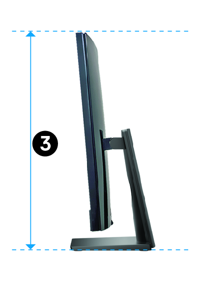 Image: System dimensions of your with a pedestal stand
