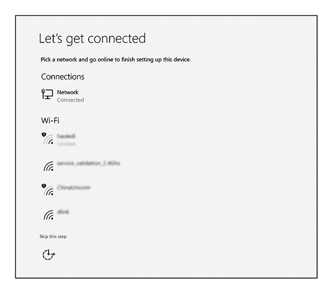 Image: Connect to a network