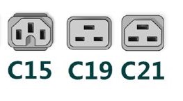 This image shows the types of PSU power cords.