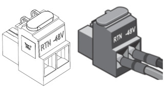 This images shows Lotes DC PSU connector