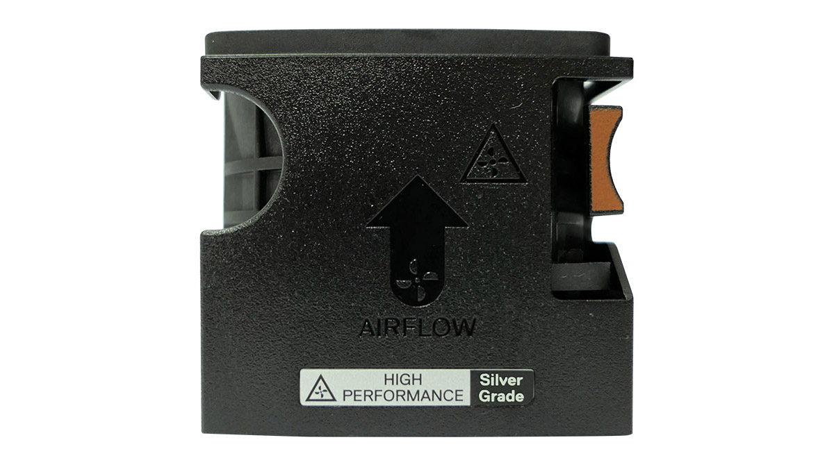 This shows the High Performance Silver (HPR SLVR) fan