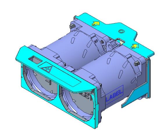 This image shows the standard fans