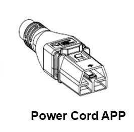 The image shwos the APP power cord.