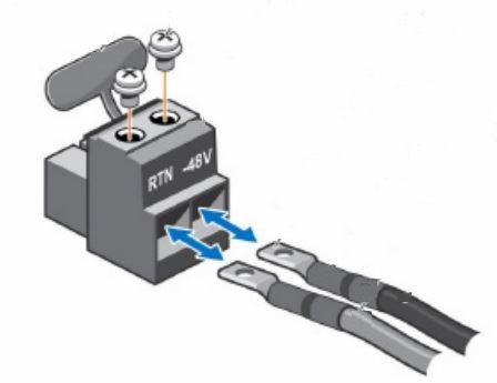 This image shows the DC PSU power cord