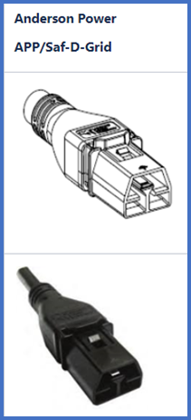 This image shows the anderson power connector