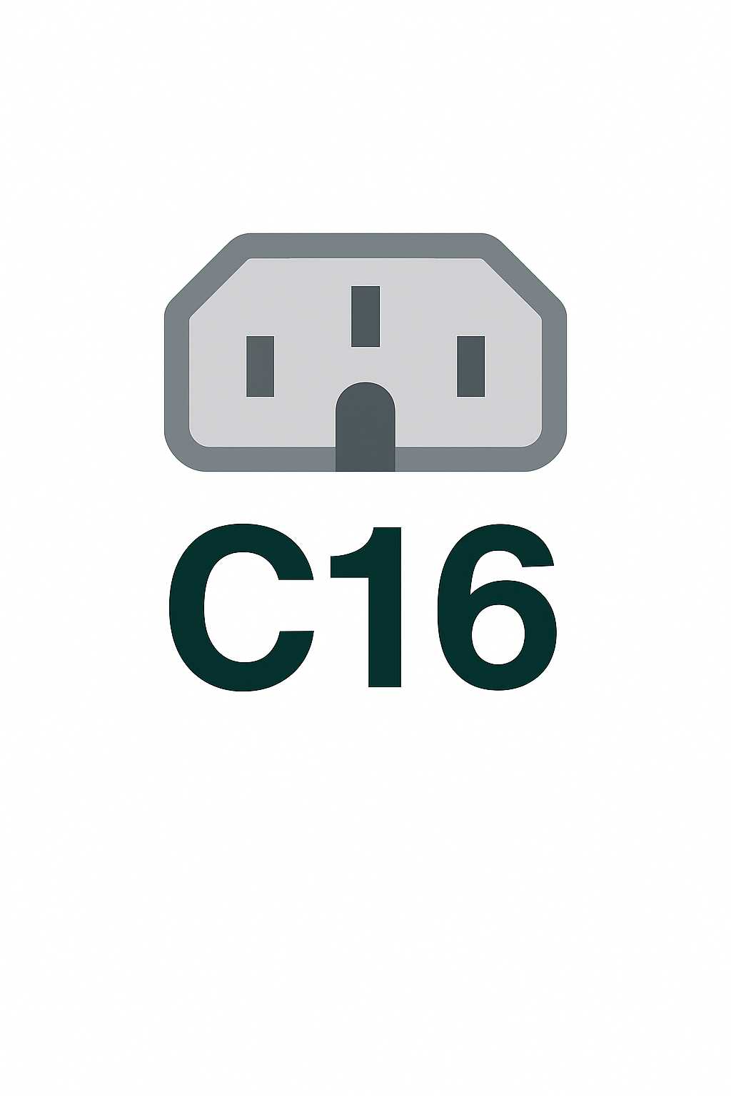 This image shows the C16 power cord